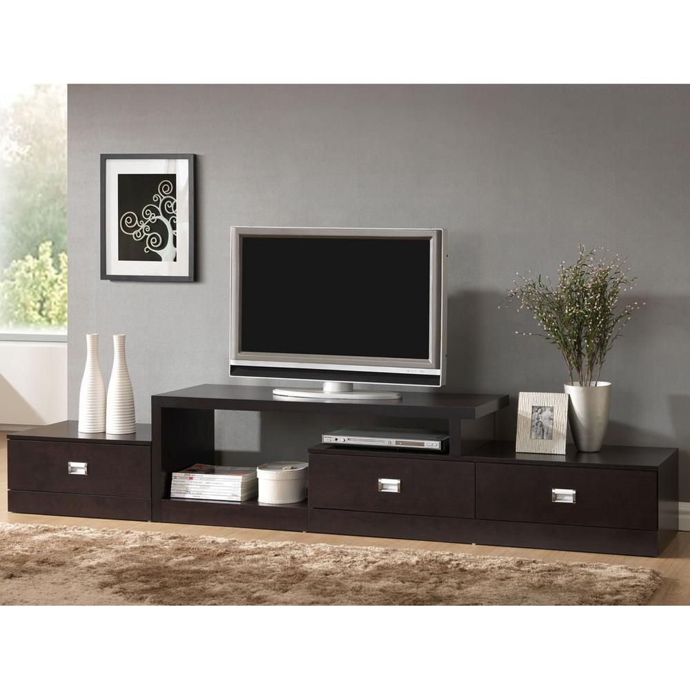 Macoroni Dark Brown Entertainment Center