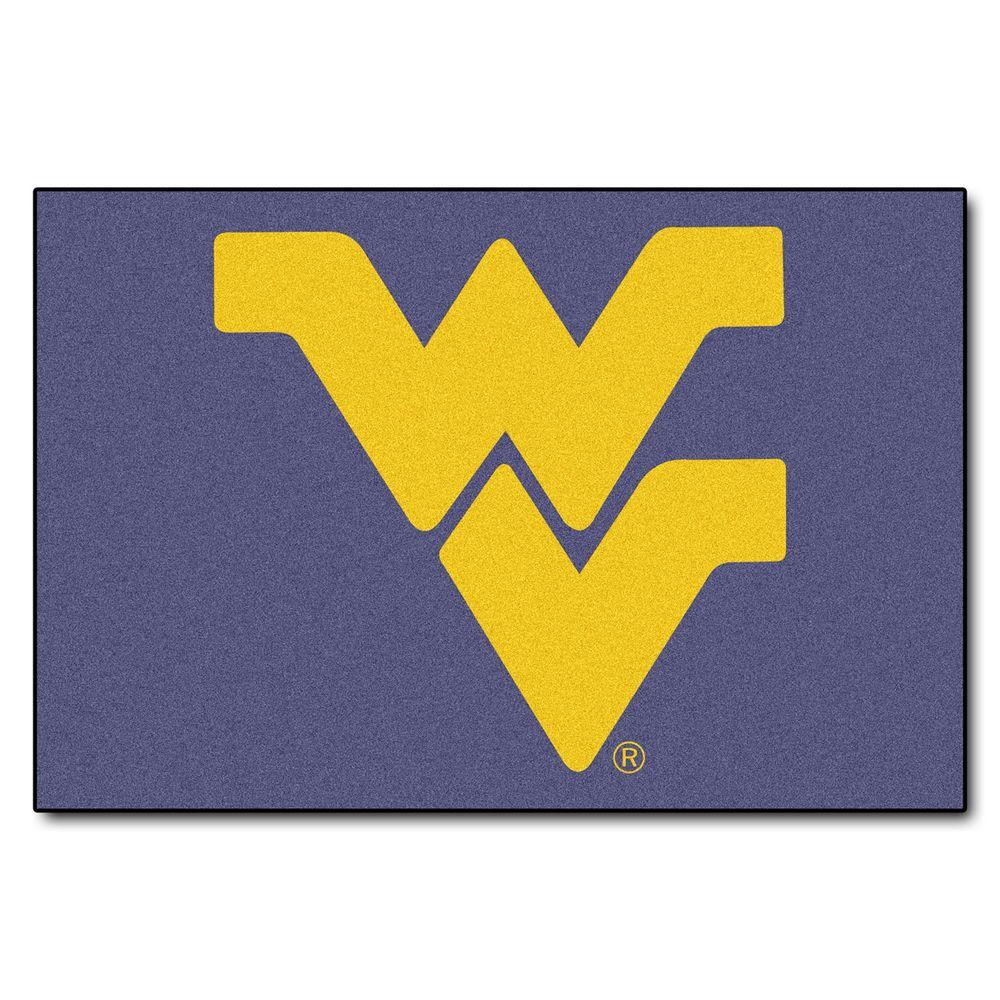Fanmats West Virginia University 2 Ft X 3 Area Rug