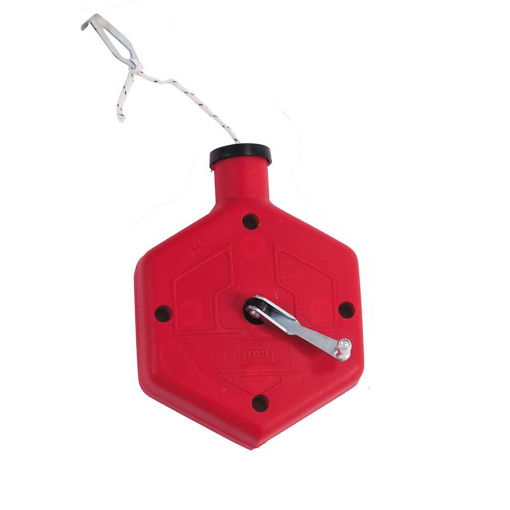 Contractor Chalk Reel 100 ft. Tile Layout Measure Marking Tool Manual