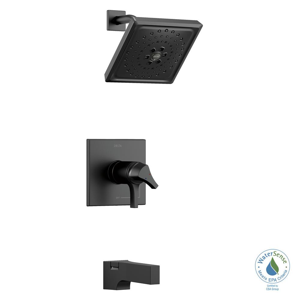 Delta Zura Tempassure 1 Handle Tub And Shower Faucet Trim Kit With Delta Zura Tempassure 1 Handle Tub And Shower Faucet Trim Kit With H2okinetic Spray In