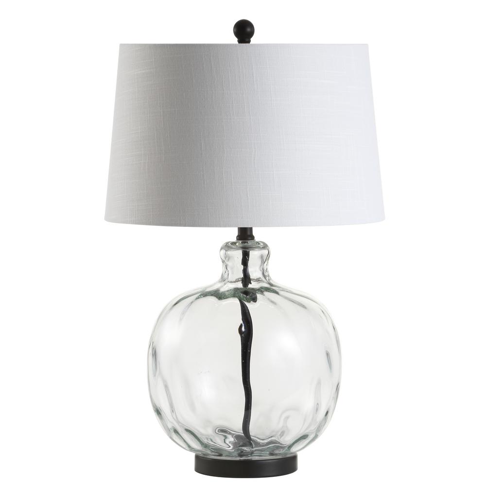 JONATHAN Y JYL2024A Avery 24 Glass//Crystal Table Lamp Clear White