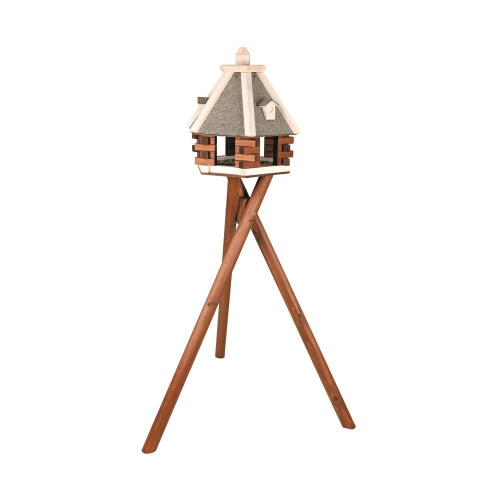 TRIXIE Nordic Wooden Bird Feeder with Stand by TRIXIE