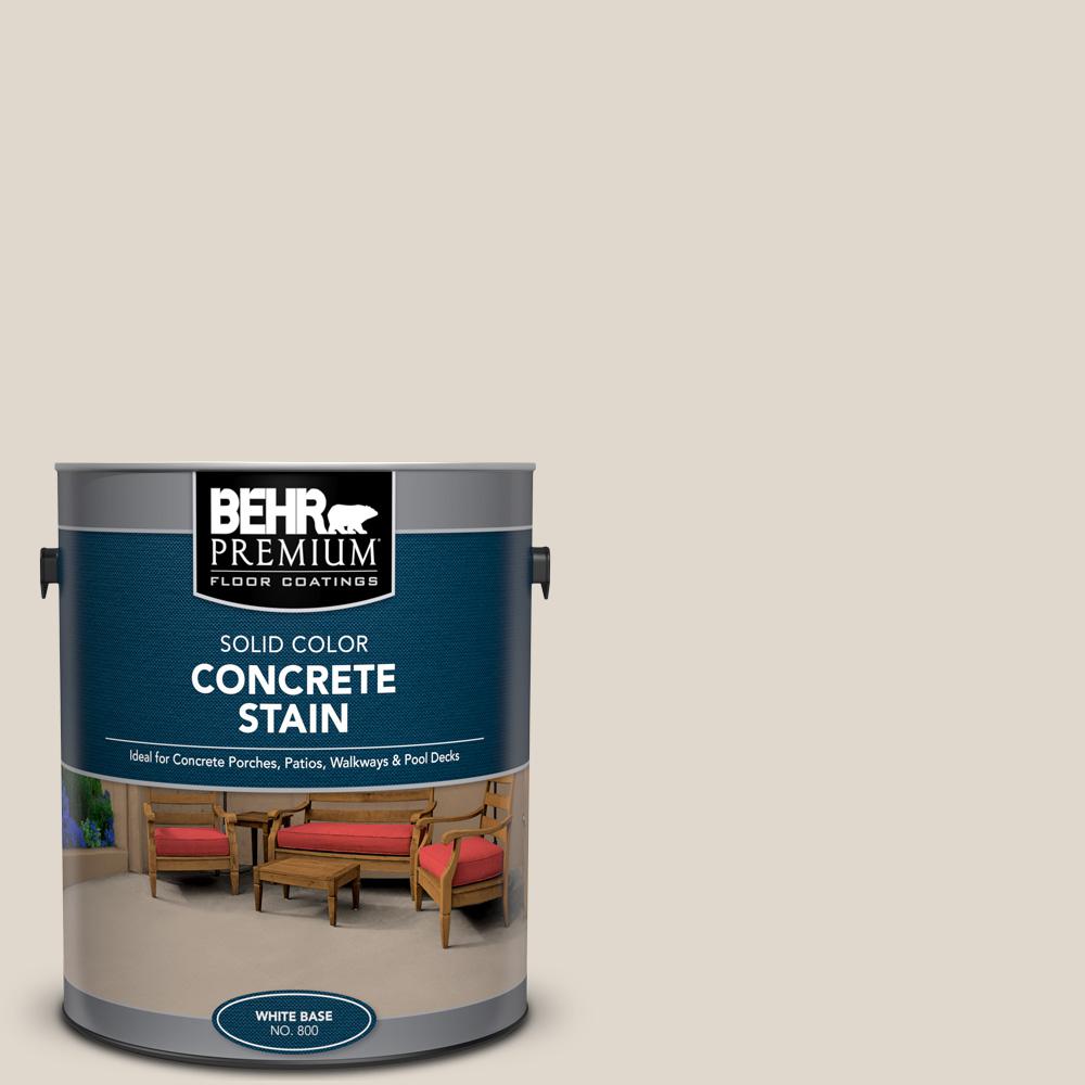 Behr Premium 1 Gal Pfc 72 White Cloud Solid Color Flat Interior Exterior Concrete Stain