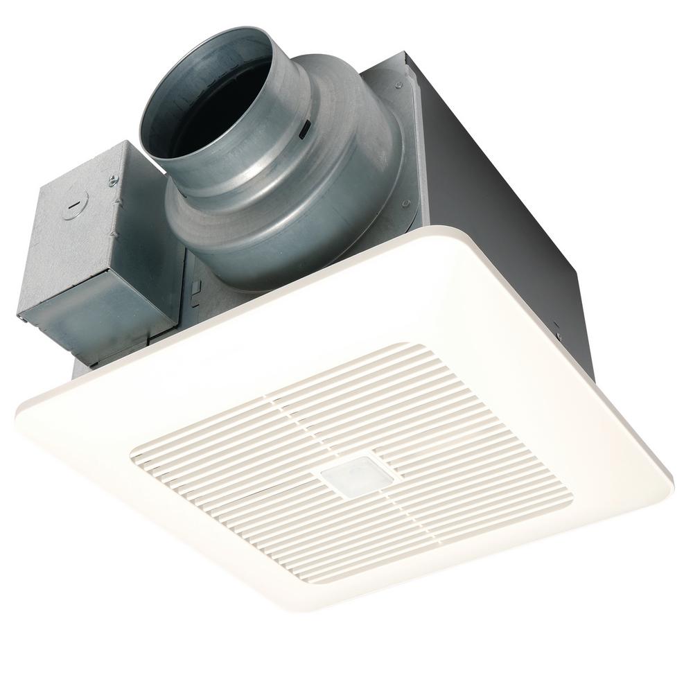 Panasonic Quiet 80 or 110 CFM Ceiling Low Profile Dual Speed Bath Fan