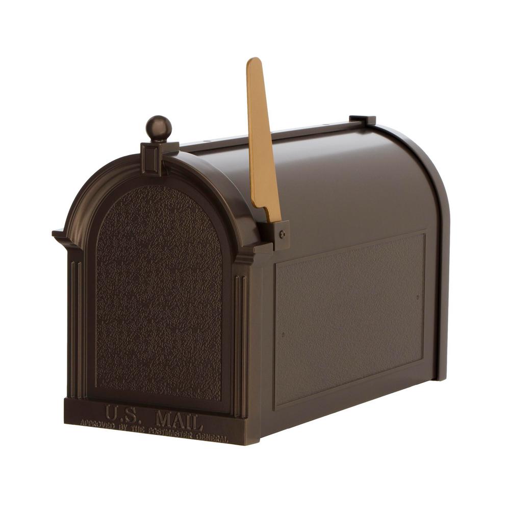 Whitehall Products Streetside Mailbox in French Bronze-16000 - The Home ...