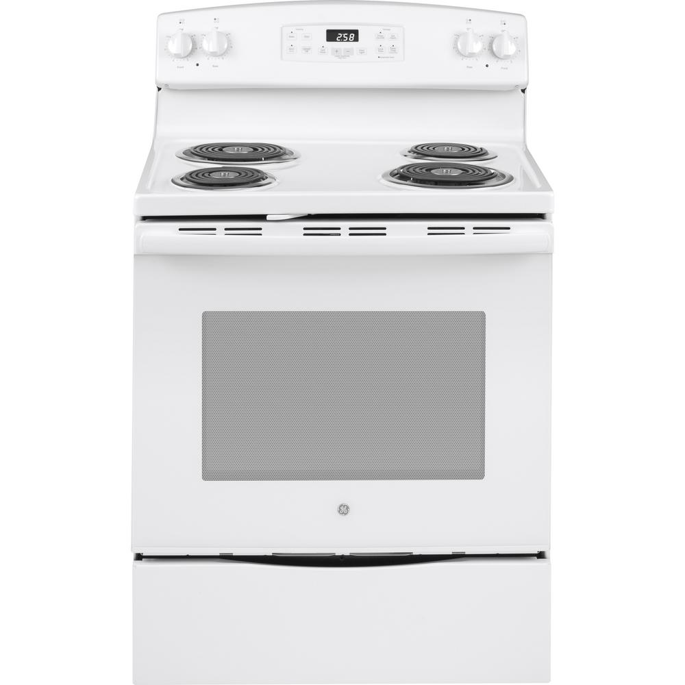 Reviews For Ge 30 In 5 3 Cu Ft Electric Range With Self Cleaning