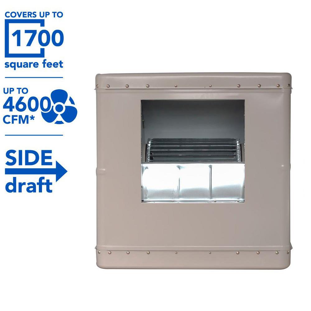 Champion Cooler 6500 CFM Side-Draft Wall/Roof Evaporative Cooler for ...