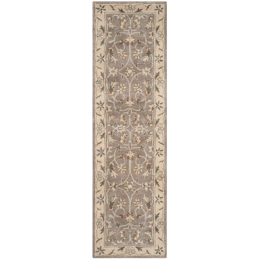 Safavieh Heritage Gray/Beige 2 ft. x 12 ft. Runner RugHG863A212 The