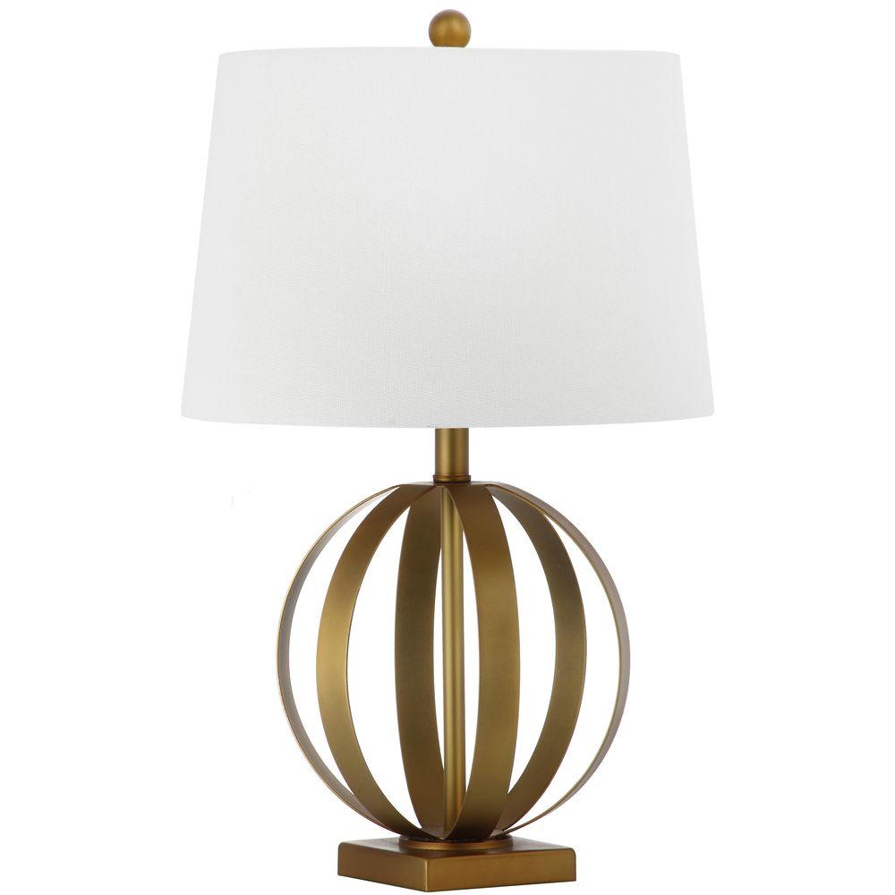 gold sphere table lamp