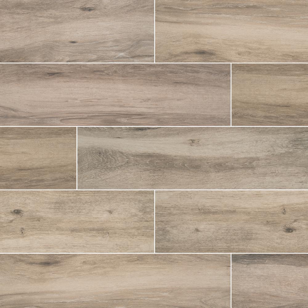 MSI Ranier Taupe 9.5 in. x 35 in. Glazed Porcelain Floor and Wall Tile (13.86 sq. ft. / case