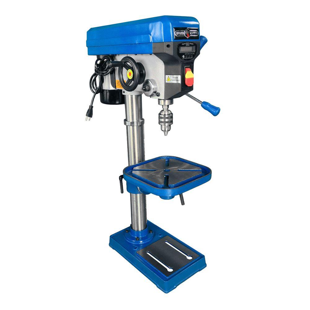 Steel City 13 in. Variable Speed Drill Press20130VS The Home Depot