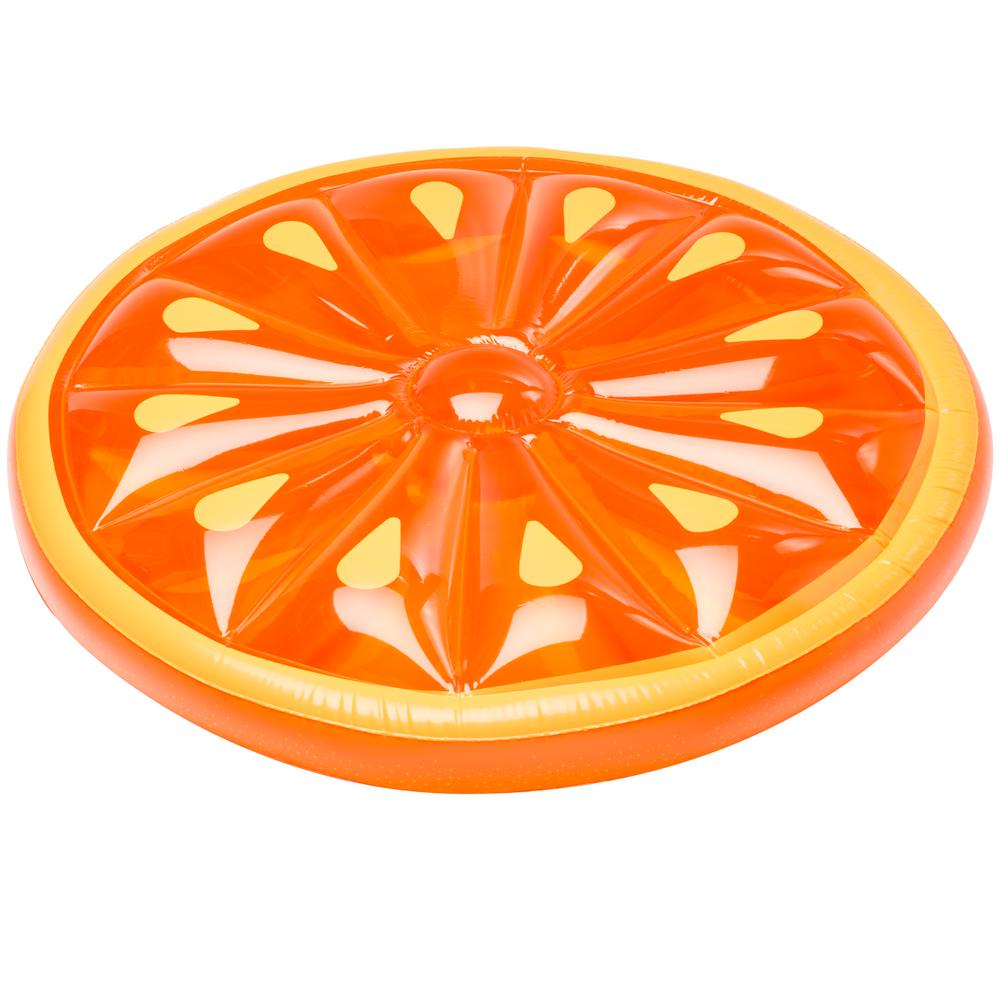 orange pool float