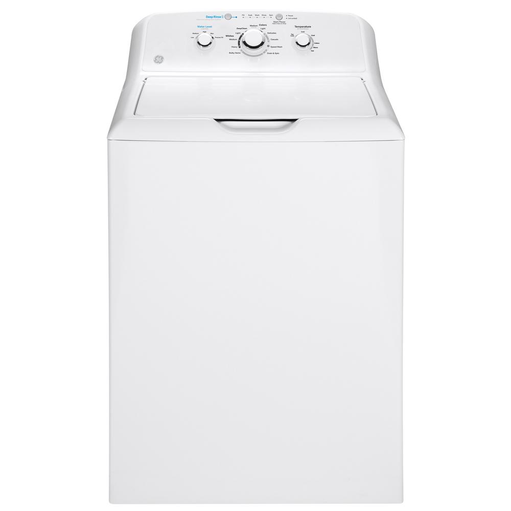 4.2 cu. ft. White Top Load Washing Machine with Stainless Steel Basket