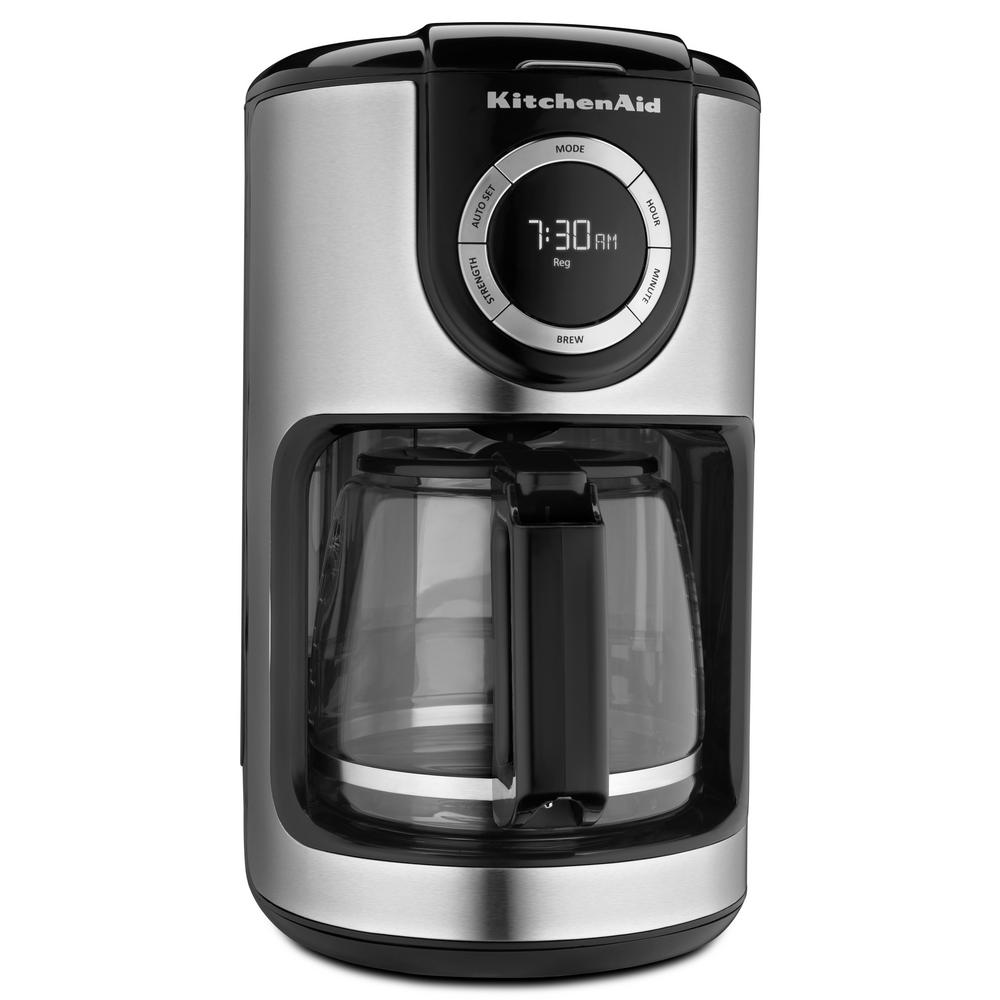 Kitchenaid 12 Cup Programmable Onyx Black Drip Coffee Maker
