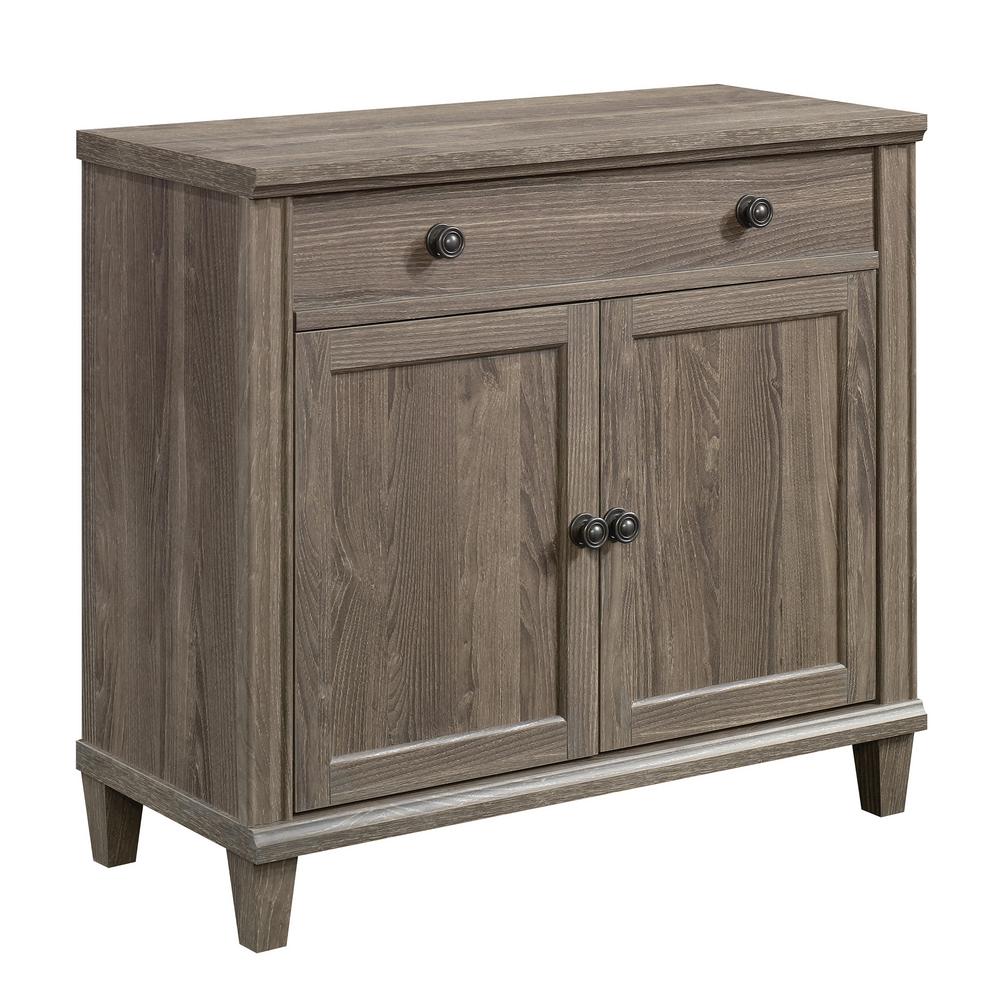 Sauder Hammond Emery Oak Library Base Cabinet 423531 The Home Depot