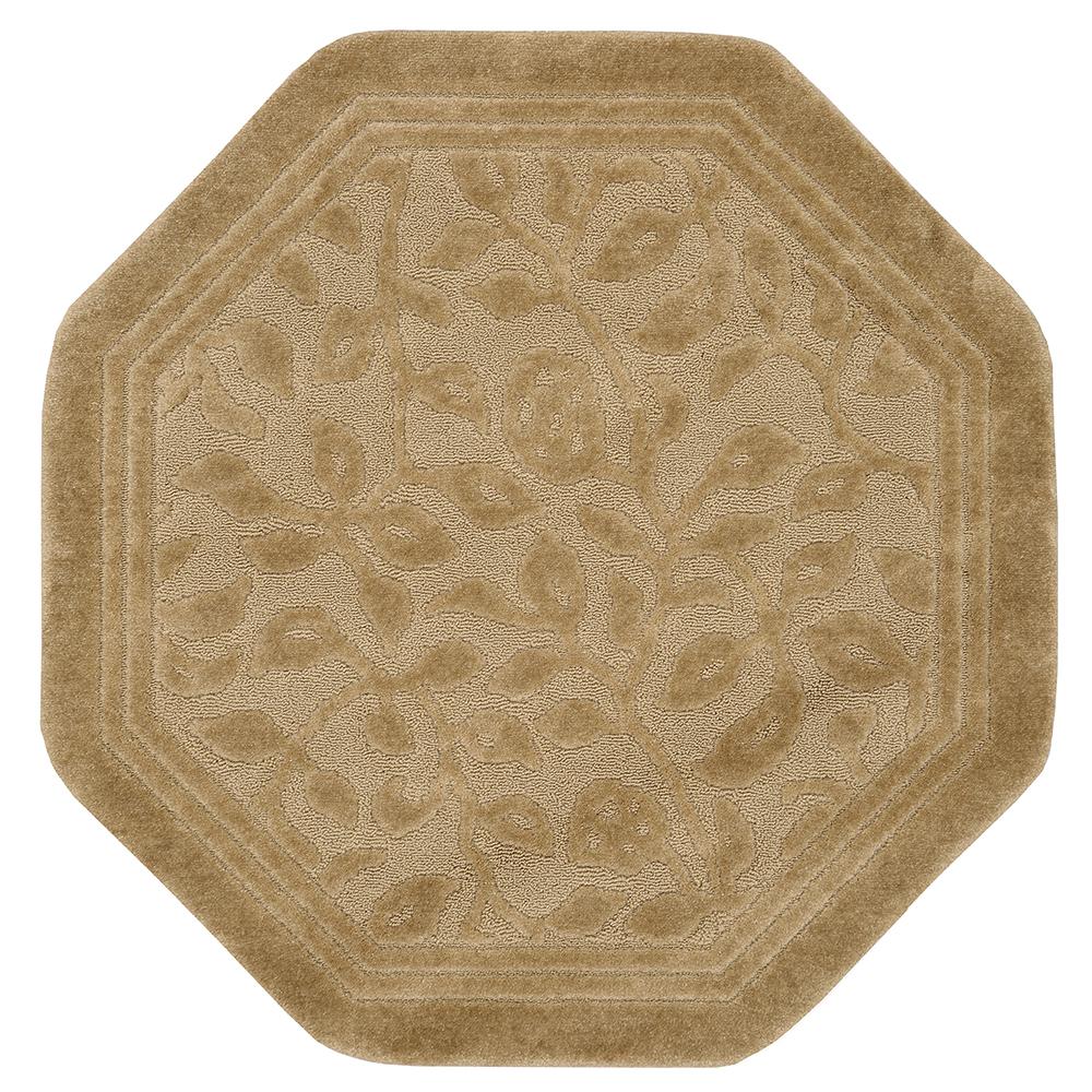 Mohawk Home Wellington 4 ft. x 4 ft. Nylon Octagon Bath Rug in Blue