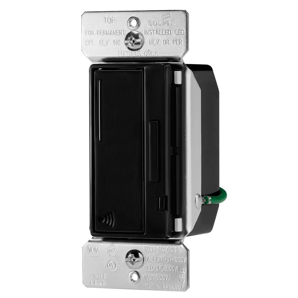 Eaton Aspire 300Watt Dimmable LED/CFL RF Smart Dimmer, BlackRF9540
