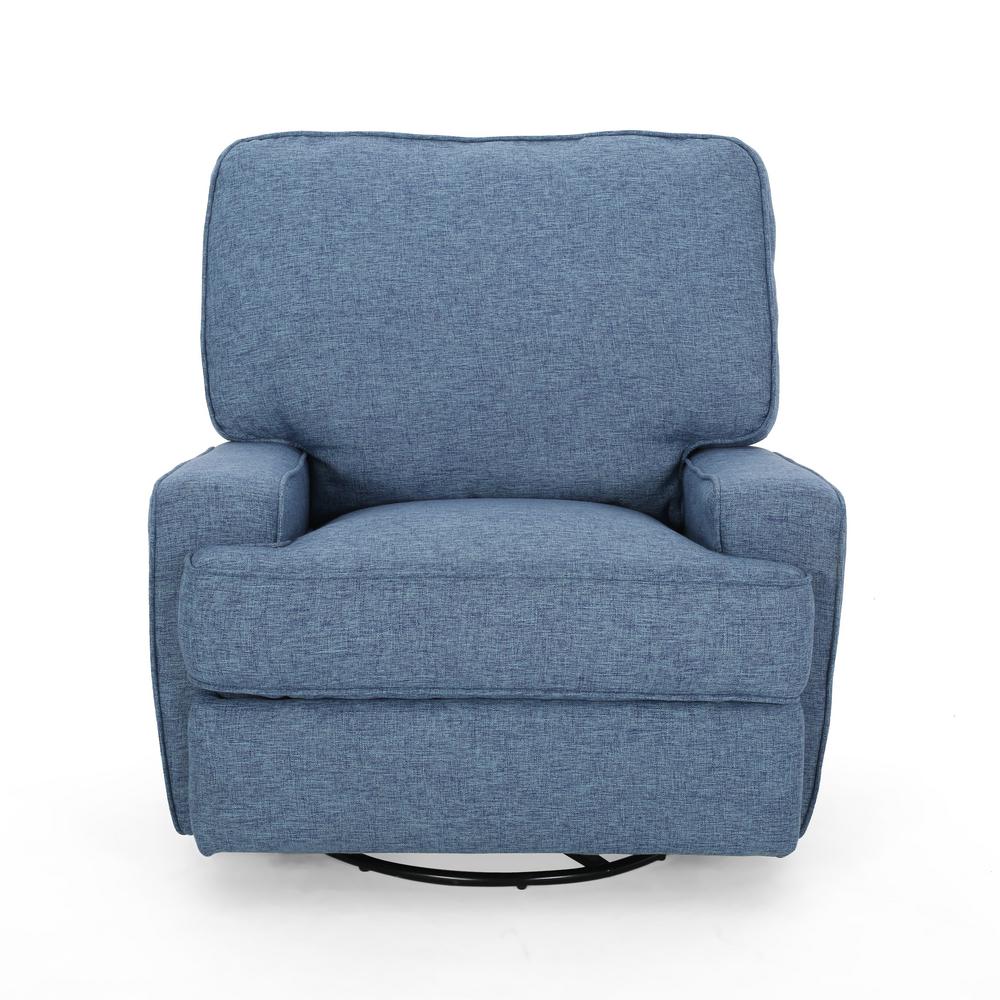 blue glider chair