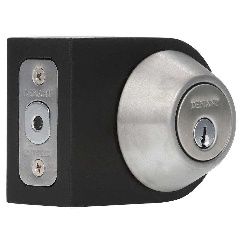 defiant electronic deadbolt spin to lock