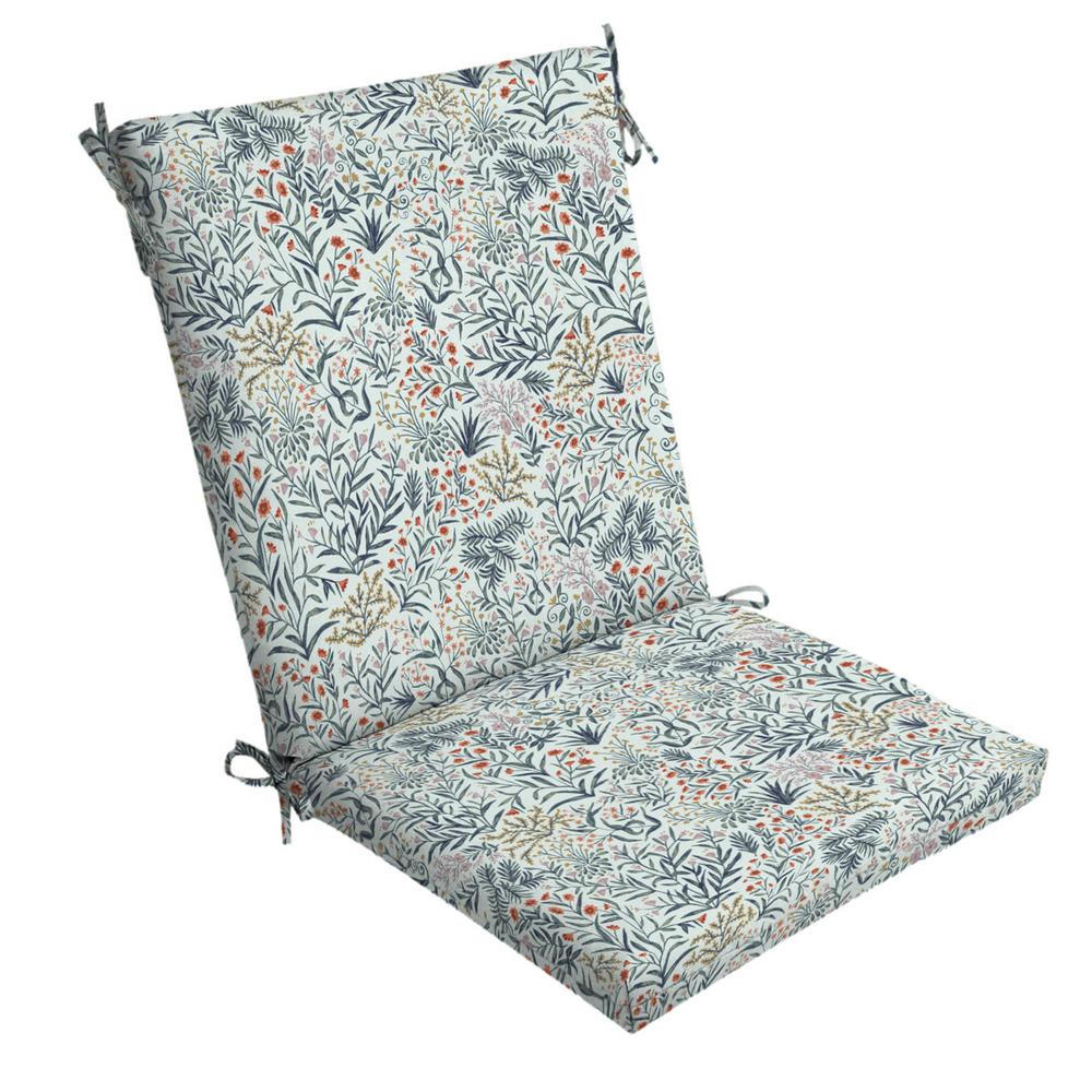 ARDEN SELECTIONS 20 in. x 24 in. Pistachio Botanical Outdoor Chair Cushion-TK07170B-D9Z1 - The 