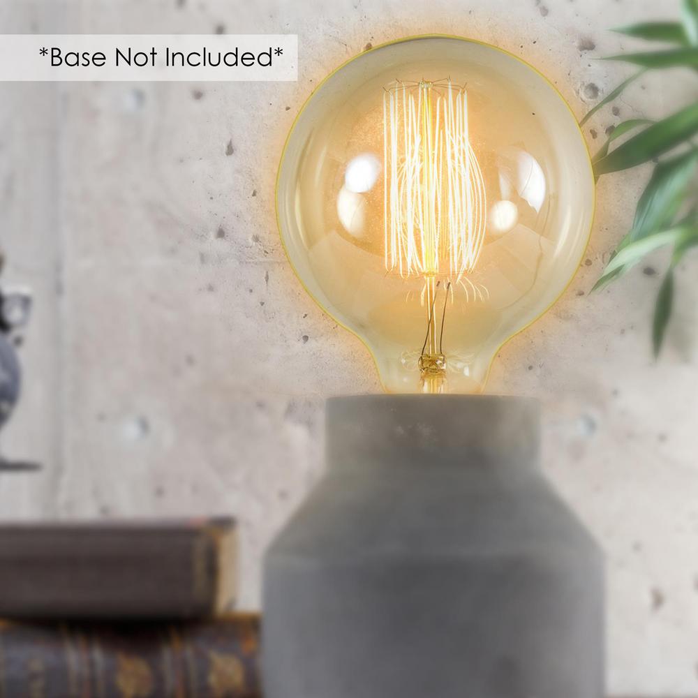 Crystal Art Gallery Vintage Edison 40 Watt Large Light Bulb Crystal Art Gallery Vintage Edison 40 Watt Large Light Bulb
