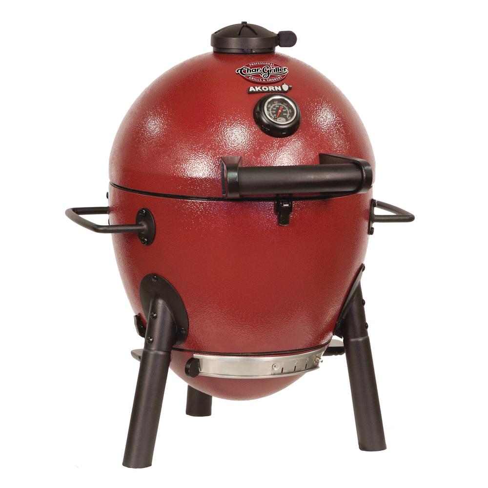 Char Griller Akorn Do Kooker Jr Charcoal Grill In Red E06614 Akorn Do Kooker Jr Charcoal Grill In Red