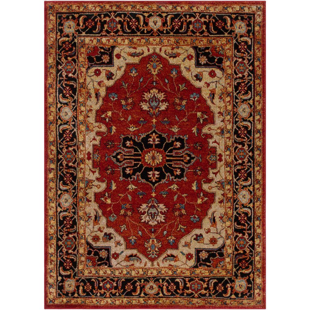 Artistic Weavers Naime Dark Red 5 Ft X 7 Indoor Area Rug