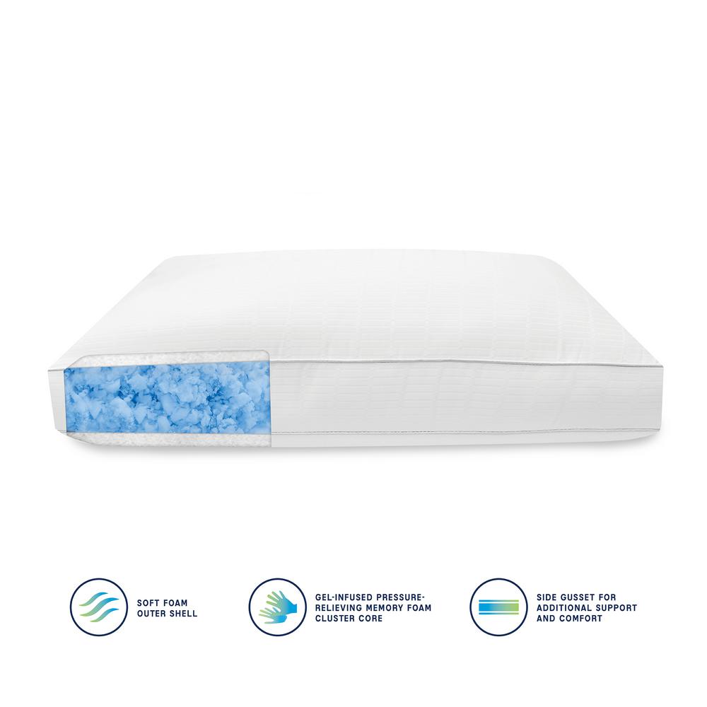 sensorpedic gel core pillow
