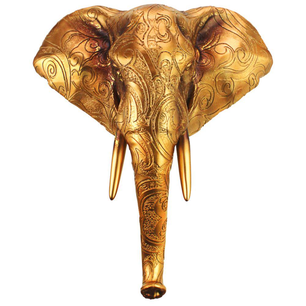 rose gold elephant statue