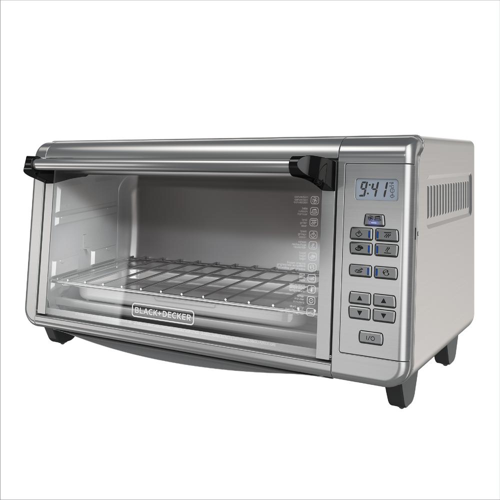 Black & Decker 8-Slice Digital Extra-Wide Countertop Convection Stainless... by BLACK+DECKER