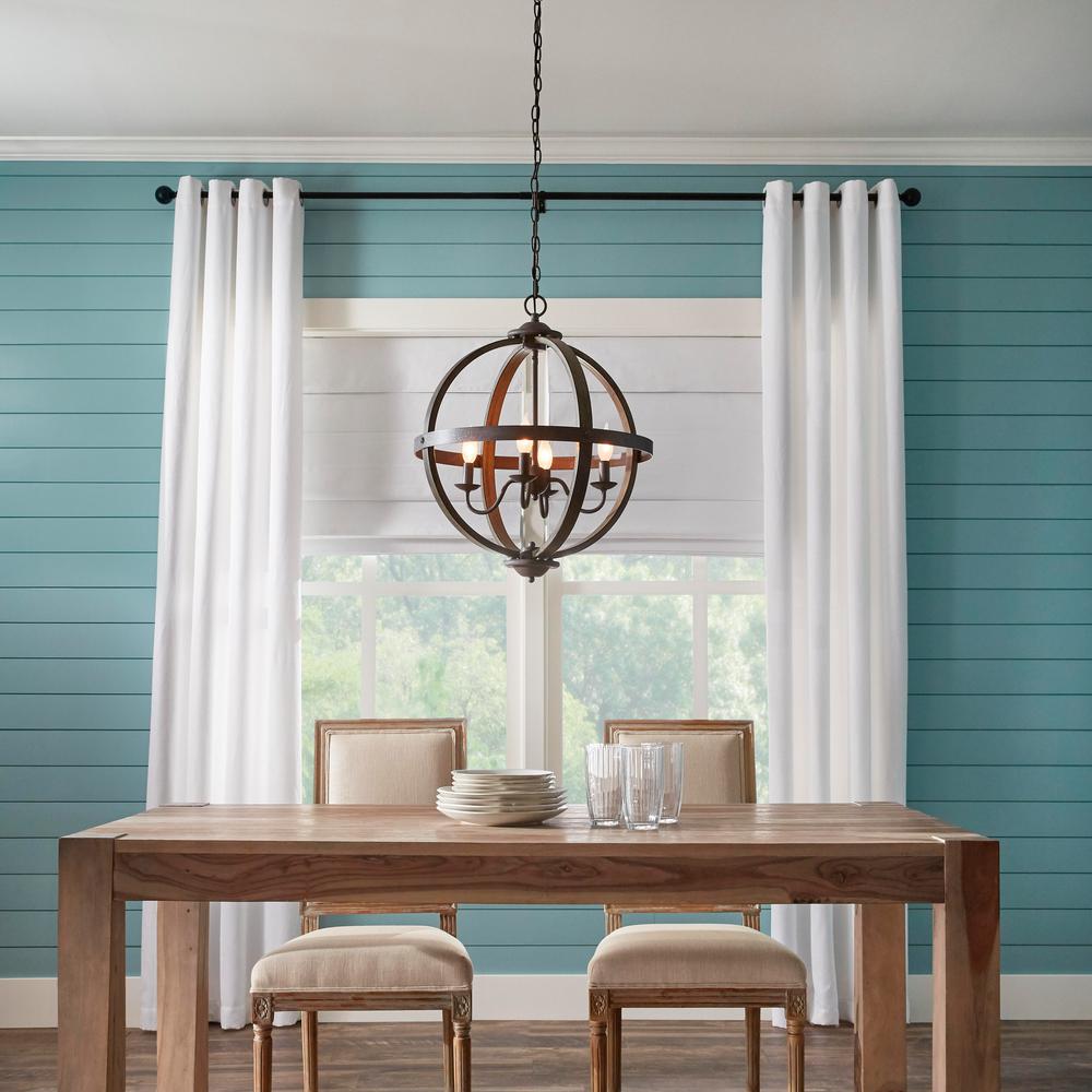 rustic dining room lighting lowes