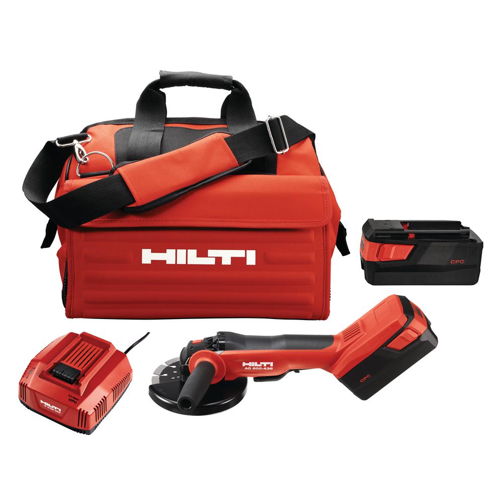 Hilti 36Volt LithiumIon Brushless Cordless 6 in. AG 600 Angle Grinder