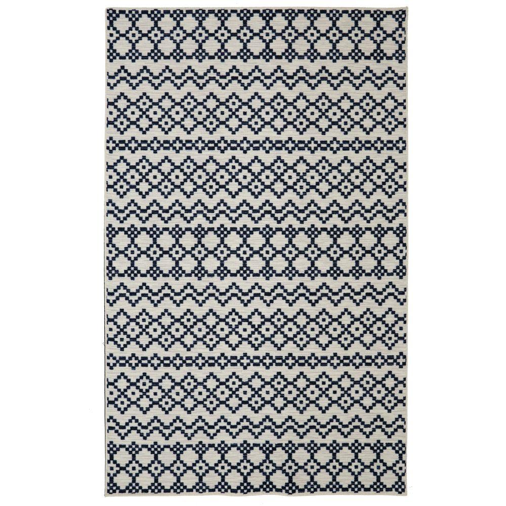 Mohawk Home Aztec Bands Denim 5 Ft X 8 Indoor Area Rug 478063 Mohawk Home Aztec Bands Denim 5 Ft X 8 Indoor Area Rug