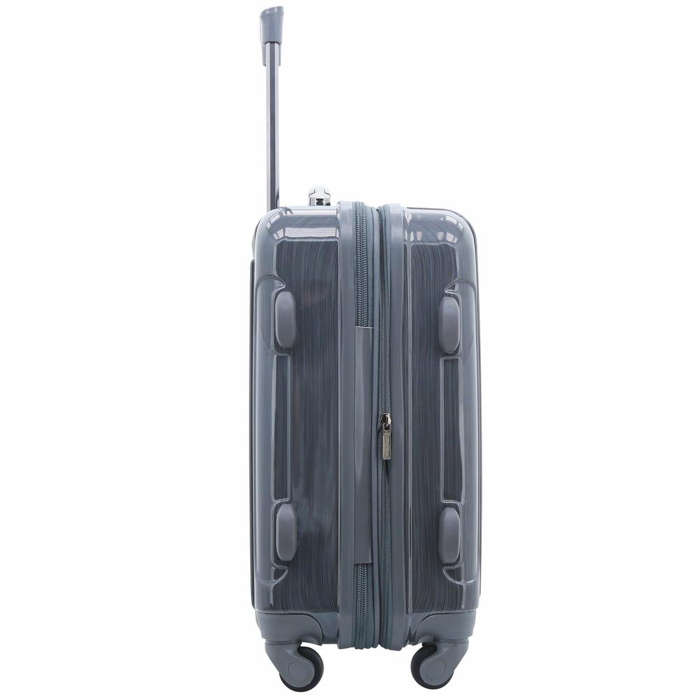 kensie 20 in expandable spinner carry on