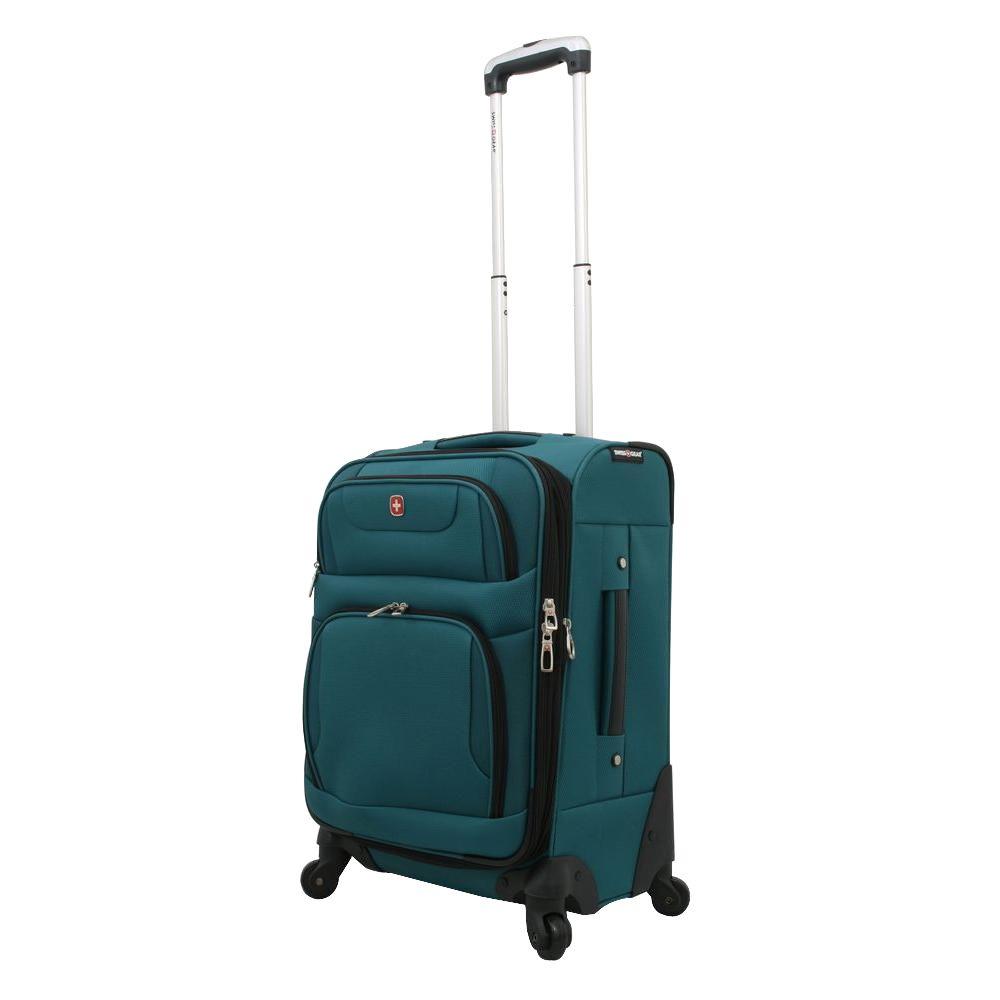 teal luggage