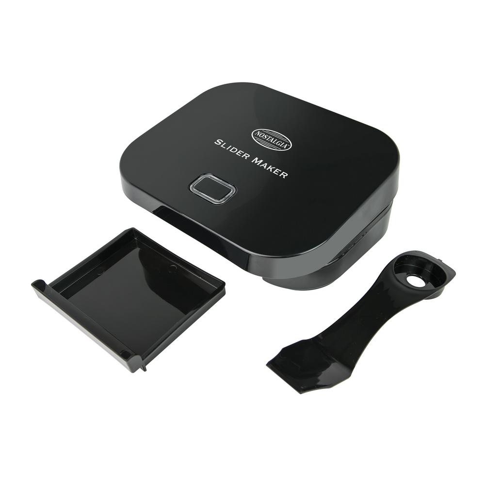 Nostalgia Electric Slider Maker Grill in BlackSLM60BK The Home Depot