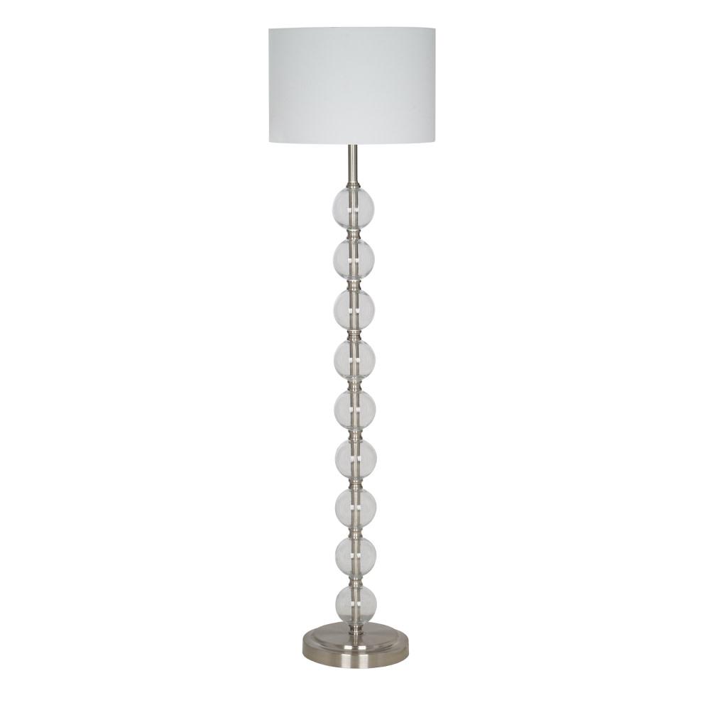 silver modern floor lamp