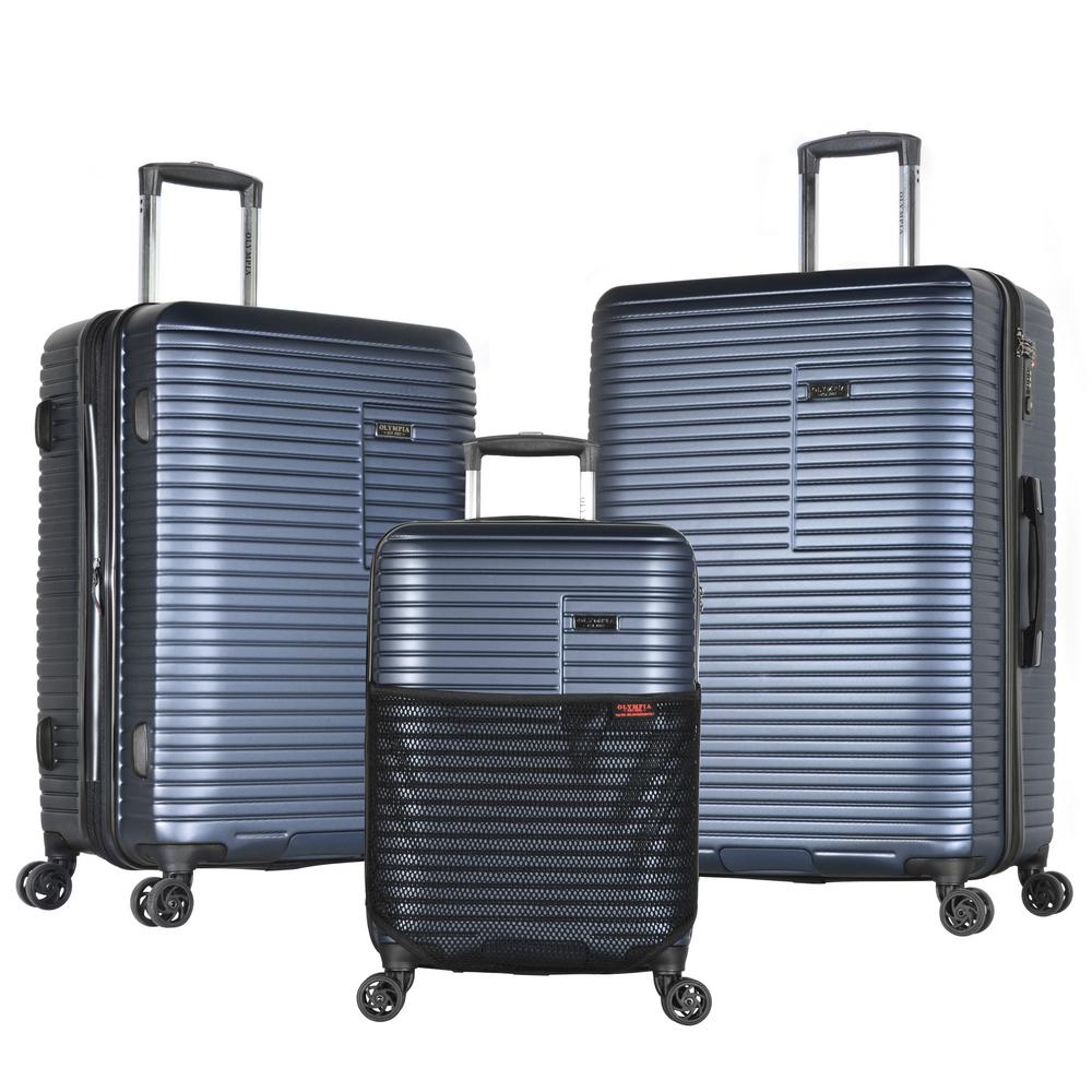 Olympia USA Taurus 3-Piece PC/ ABS Expandable Hardcase Spinner with TSA Lock, Blue was $575.93 now $172.77 (70.0% off)