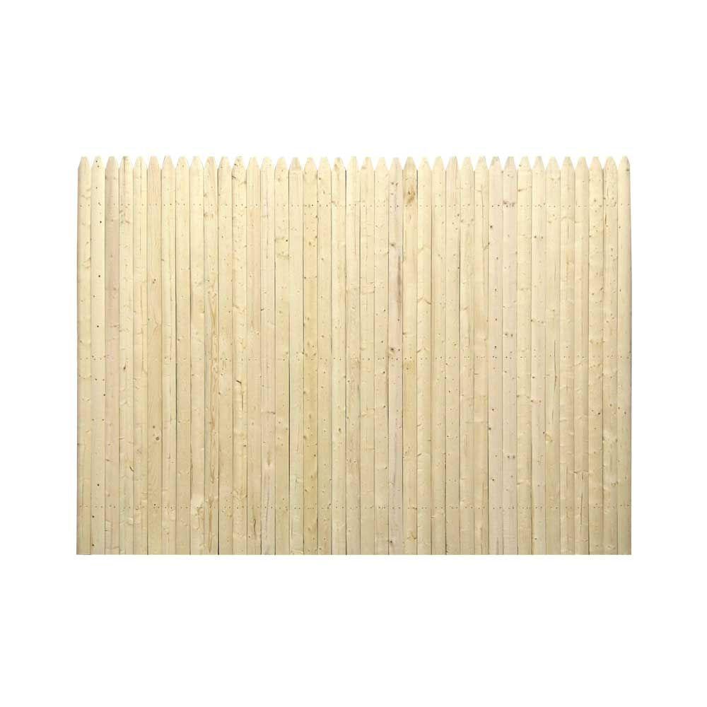 Barrette 6 ft. H x 8 ft. W 3 in. Gothic Fence Panel73000308 The Home