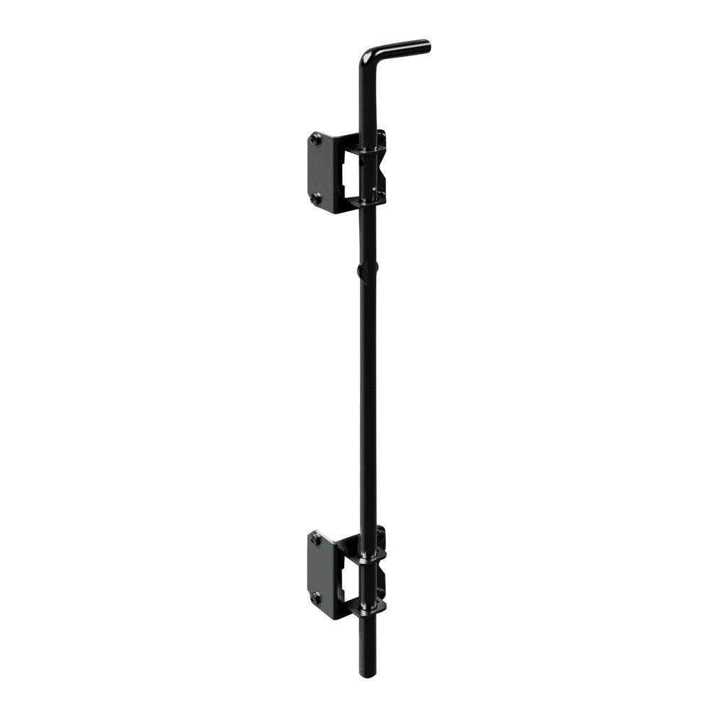 Gate Kits: Snavely Forest Fencing 24 in. Black Metal Heavy-Duty Fence Drop Rod 73014305