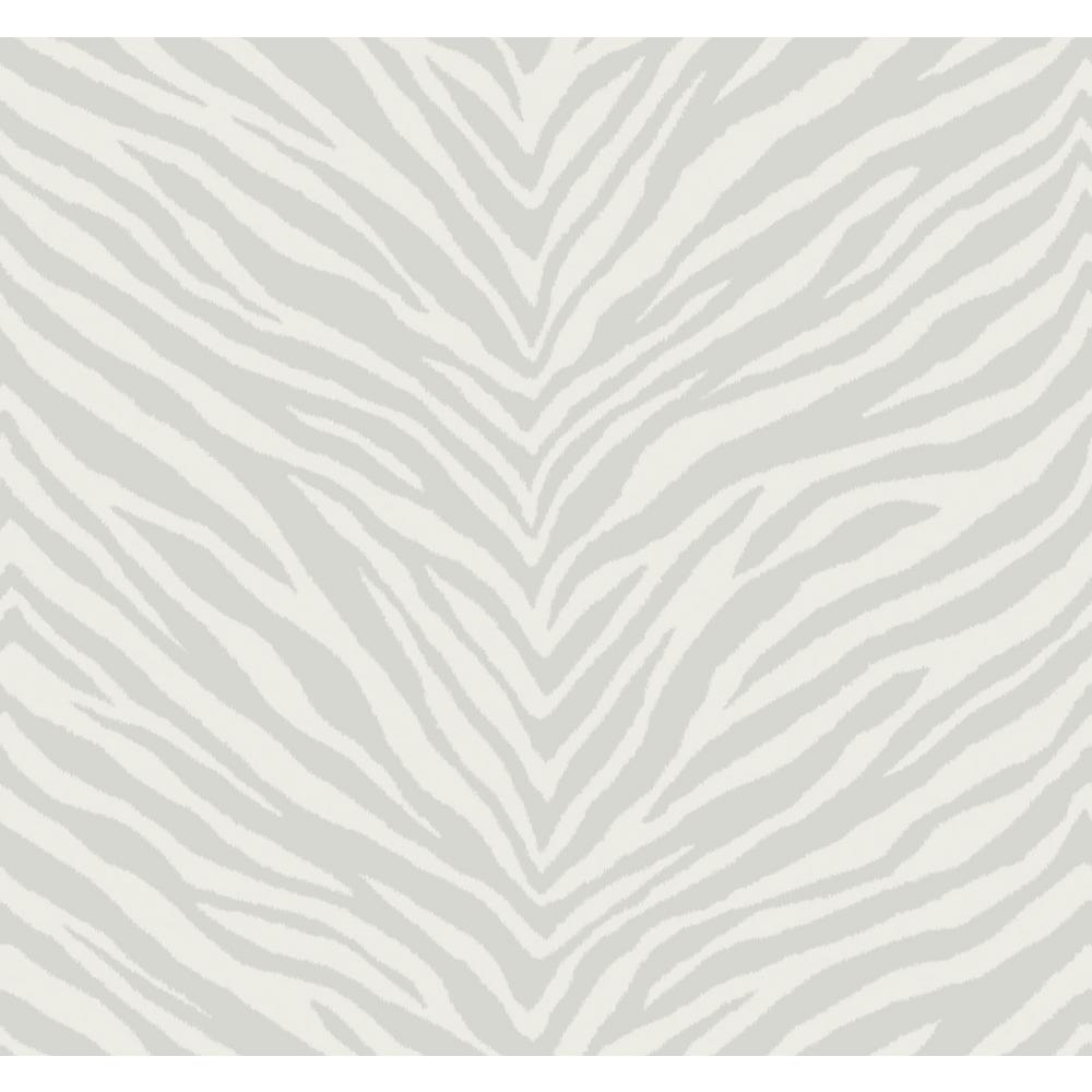 Fine Decor Animal Print Pearl/Grey Metallic Wallpaper FD42466