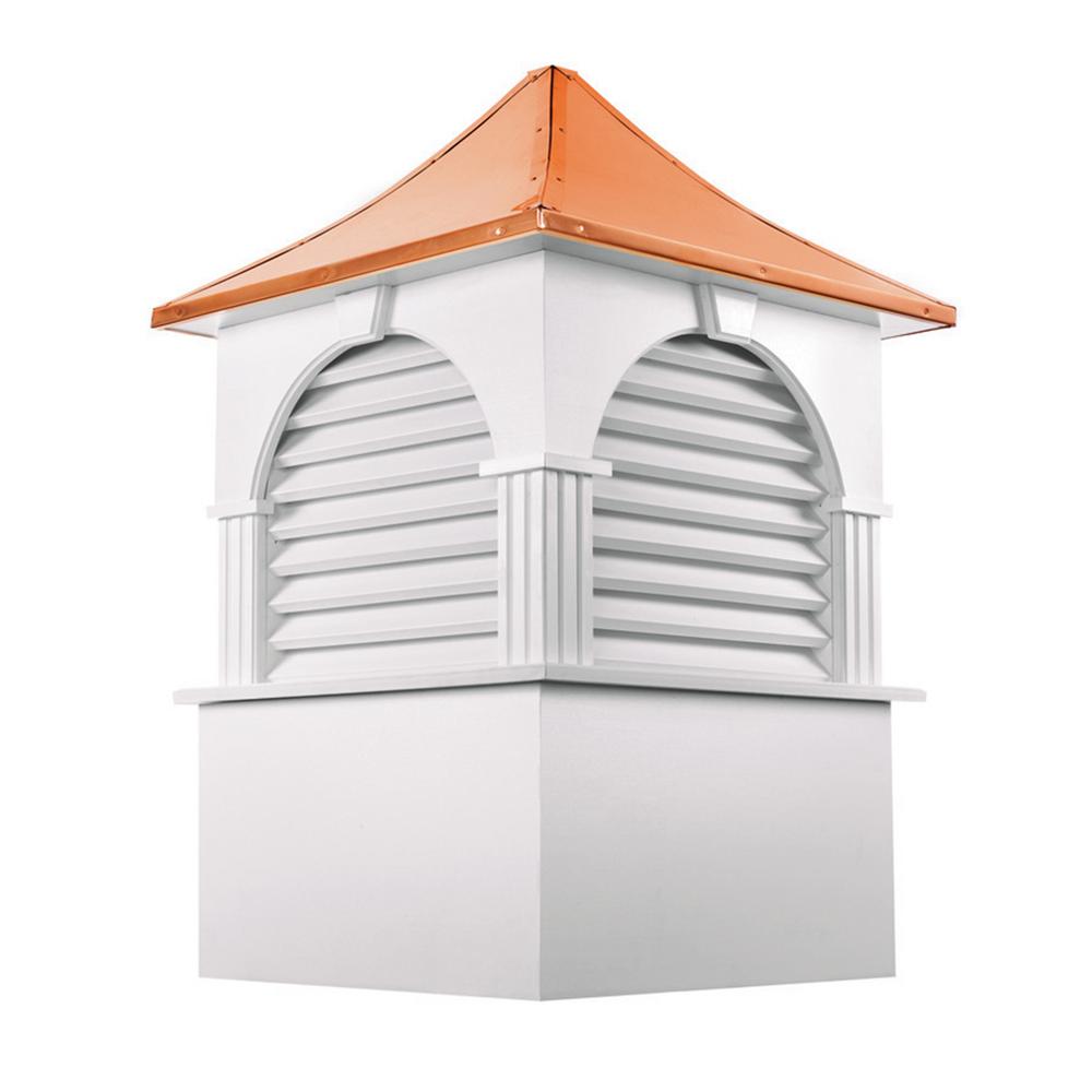 Good Directions Farmington 84 in. x 123 in. Vinyl Cupola with Copper Roof For Sale