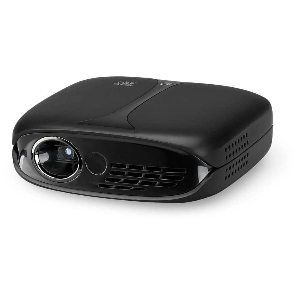 GPX 1080p DLP HD Micro Portable Projector with 1,200 Lumens-PJ809B