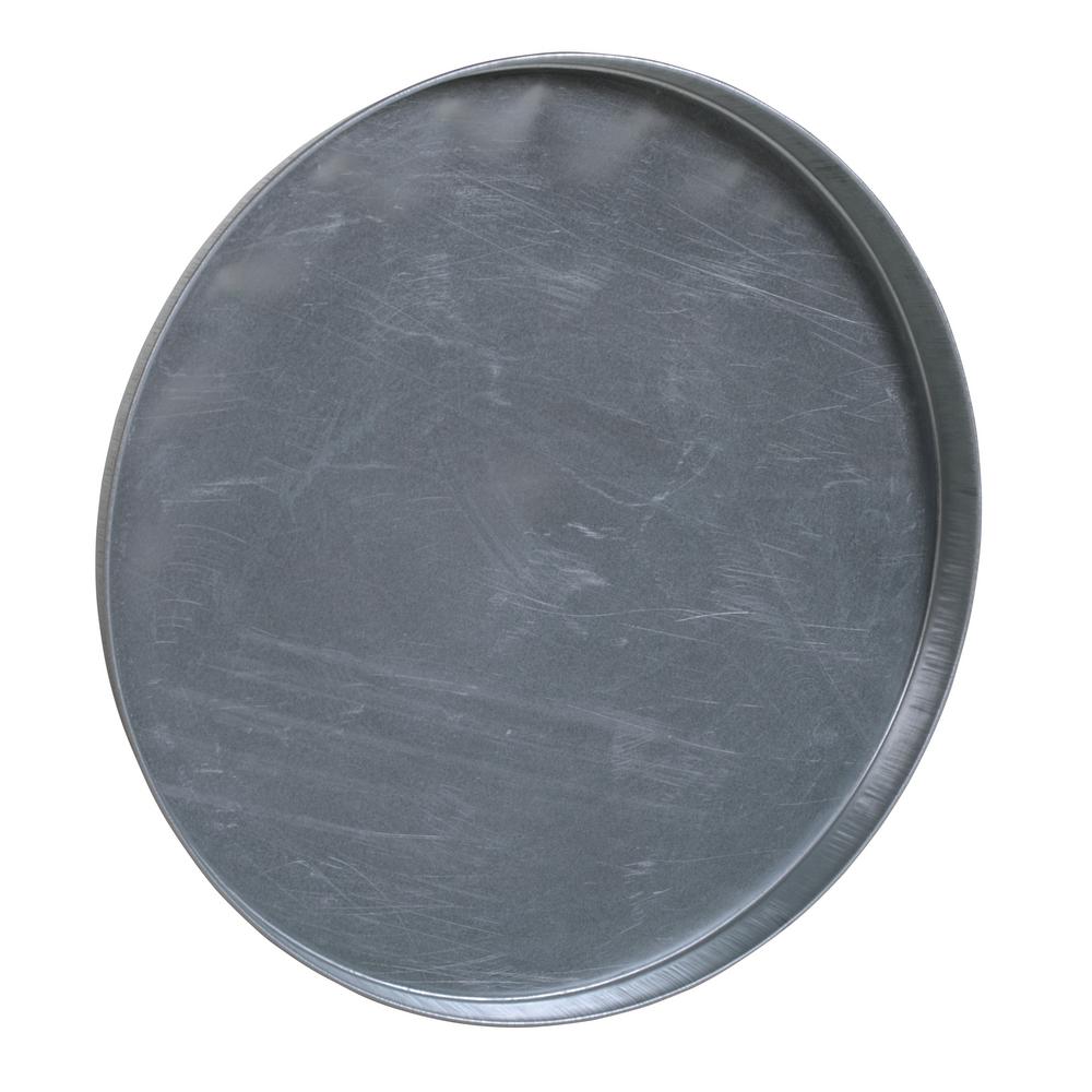 Black 30 Gallon Drum Closed Head Vestil DC-P-30-CAN-BK Drum Recycling Lid