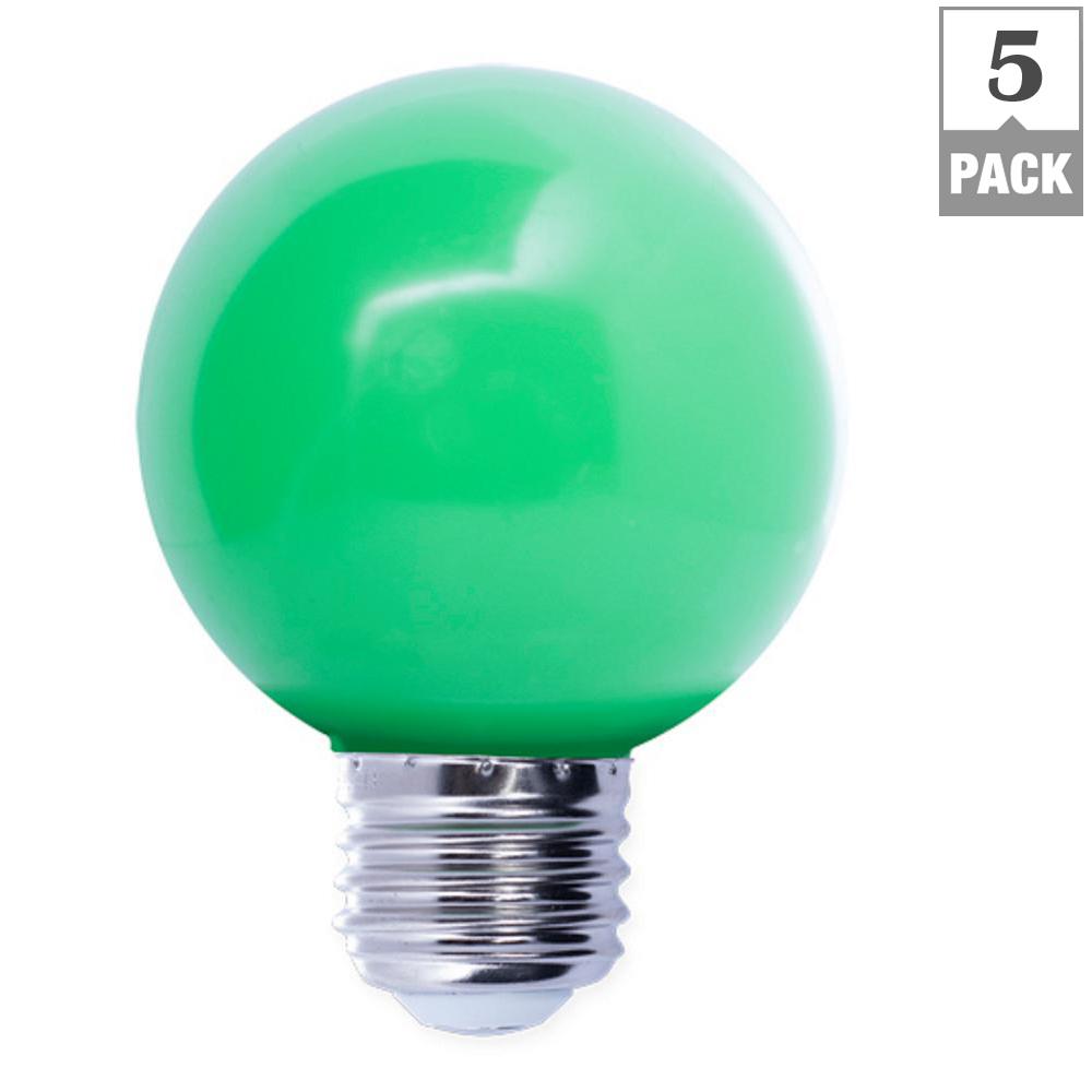 Green Light Bulbs Lighting The Home Depot