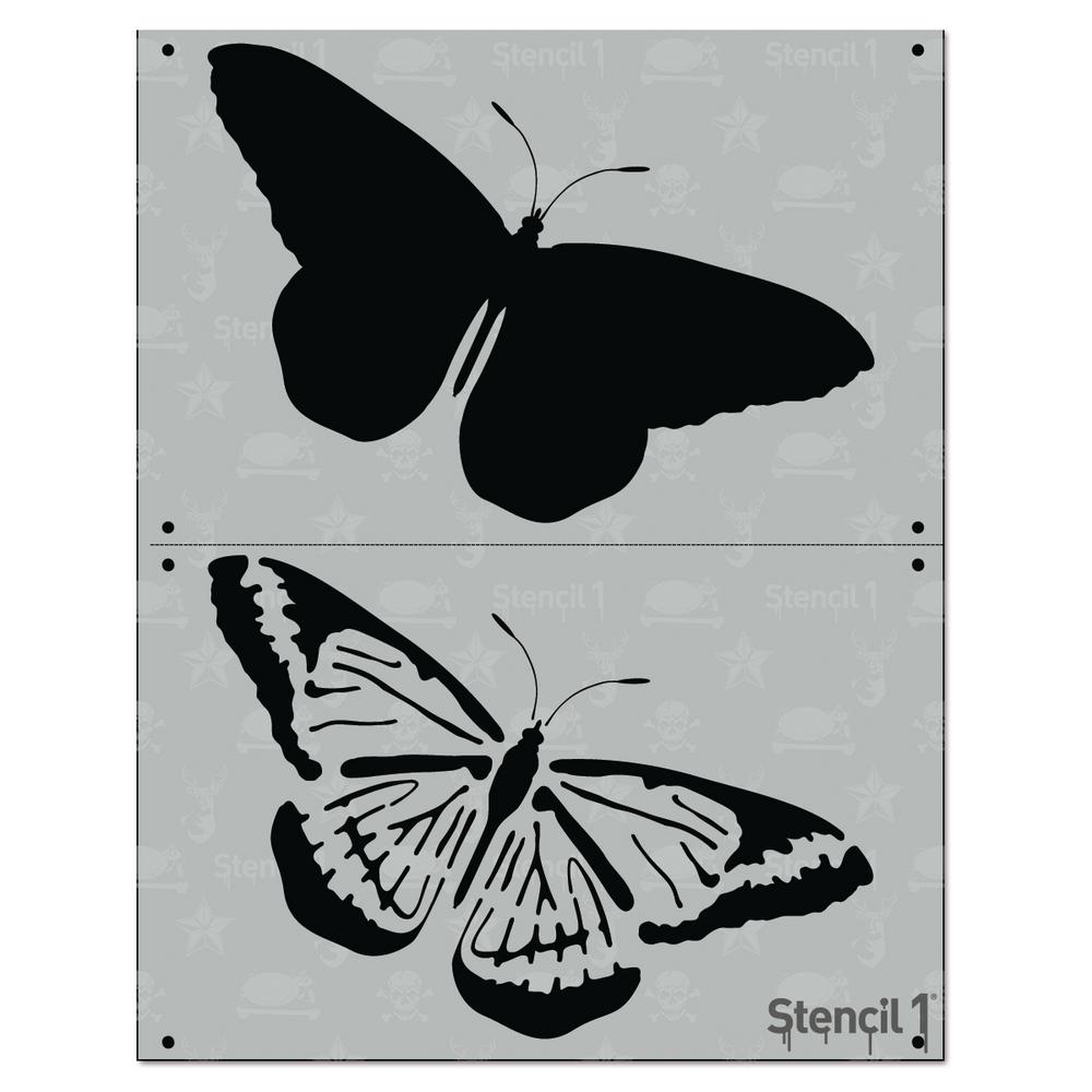 Download Stencil1 Butterfly 2 Layer Stencil-S1_2L_79 - The Home Depot