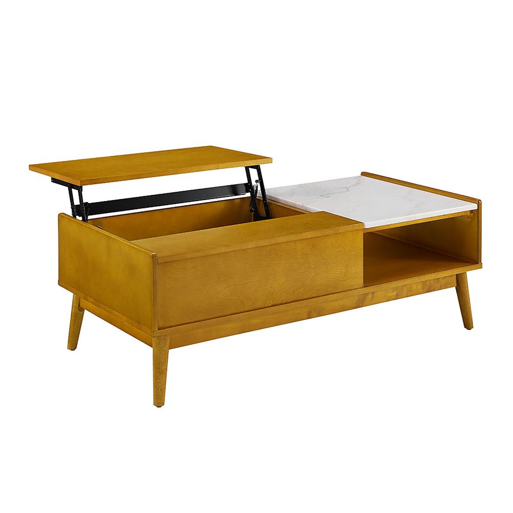 Crosley Landon Acorn Storage Coffee Table Cf6120 Ac The Home Depot