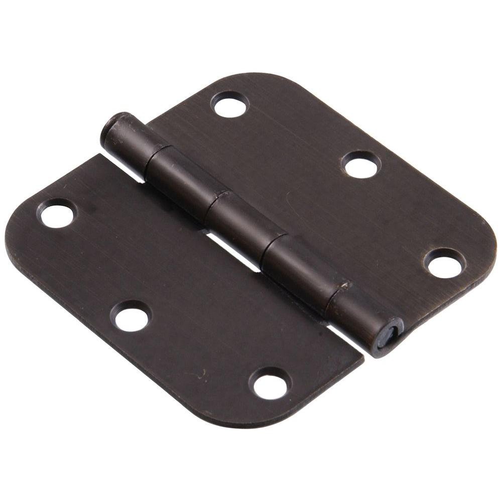 Everbilt 3 in. x 3 in. OilRubbed Bronze DoubleAction Spring Door