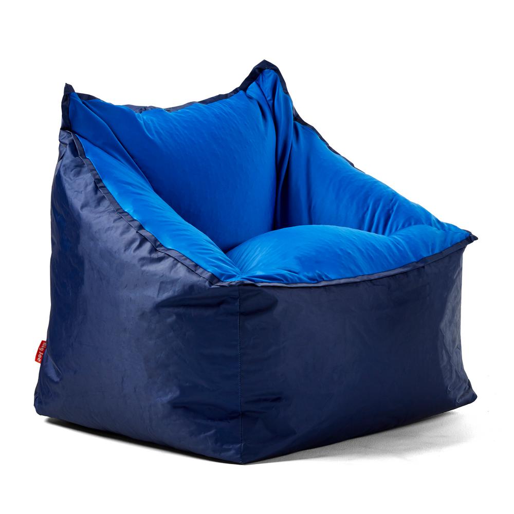 Slalom Chair Navy Blue Smartmax And Spandex Bean Bag