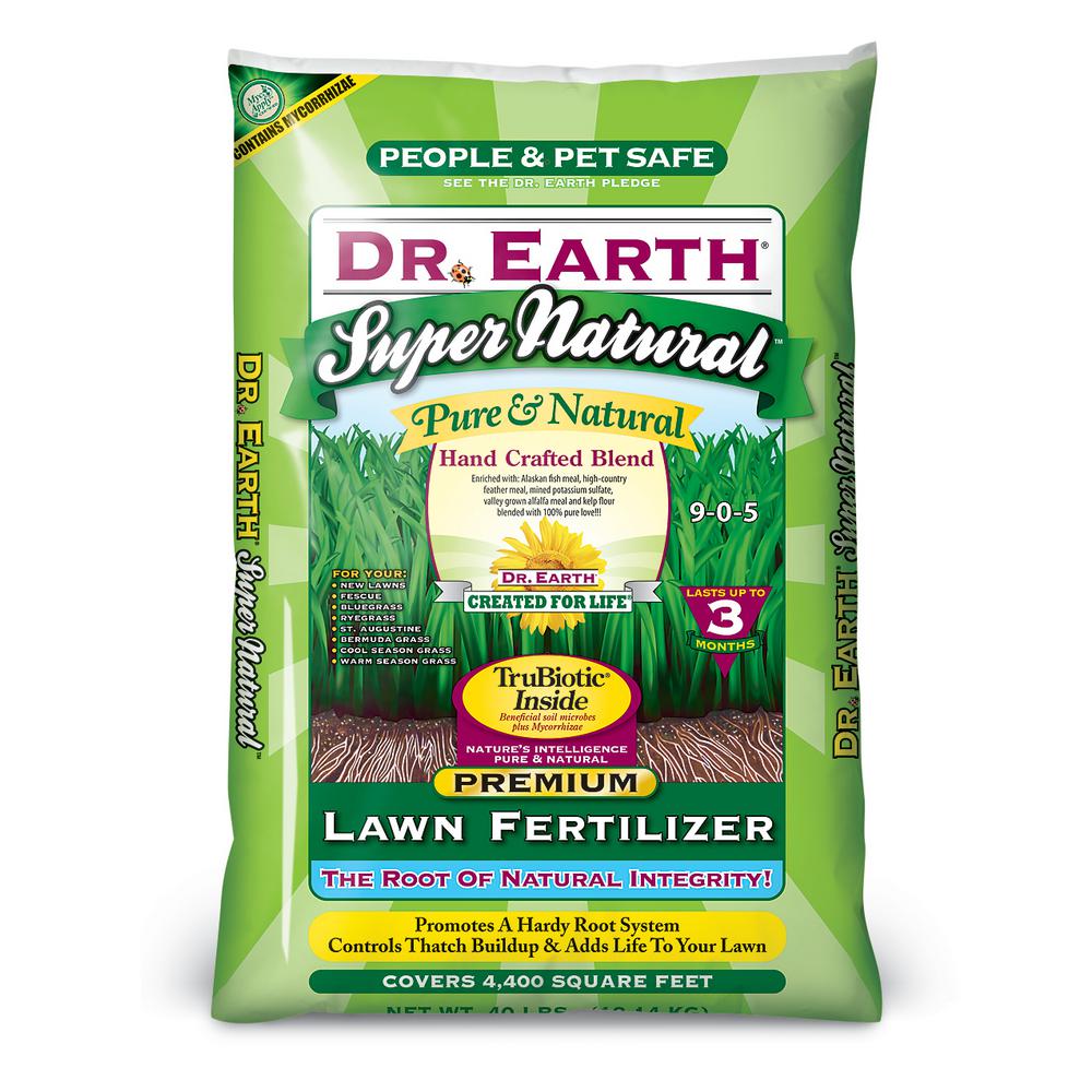 Organic Lawn Fertilizer Care The Home Depot Super Natural Lawn Fertilizer